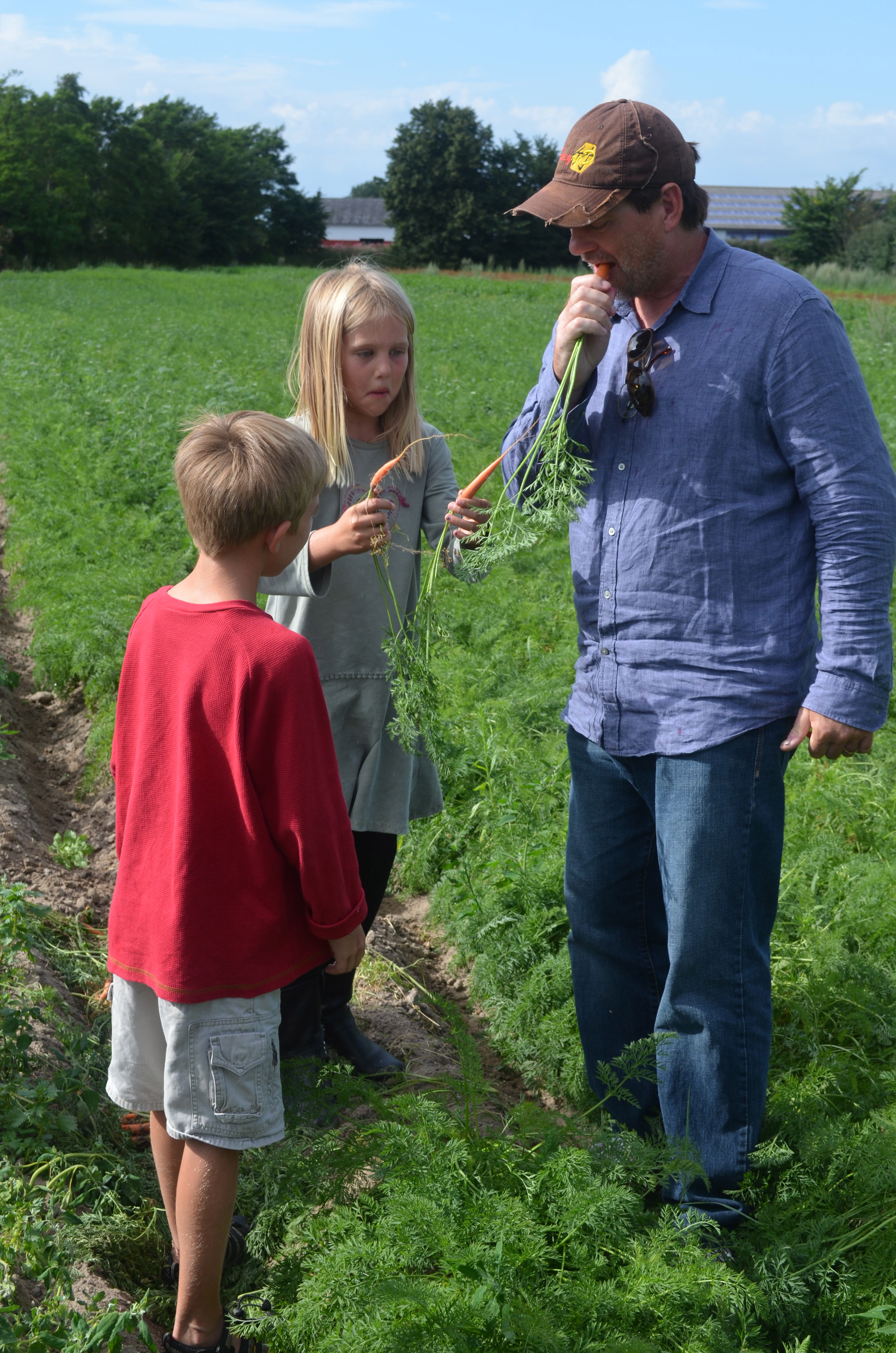Everybody gets to pick a carrot!
