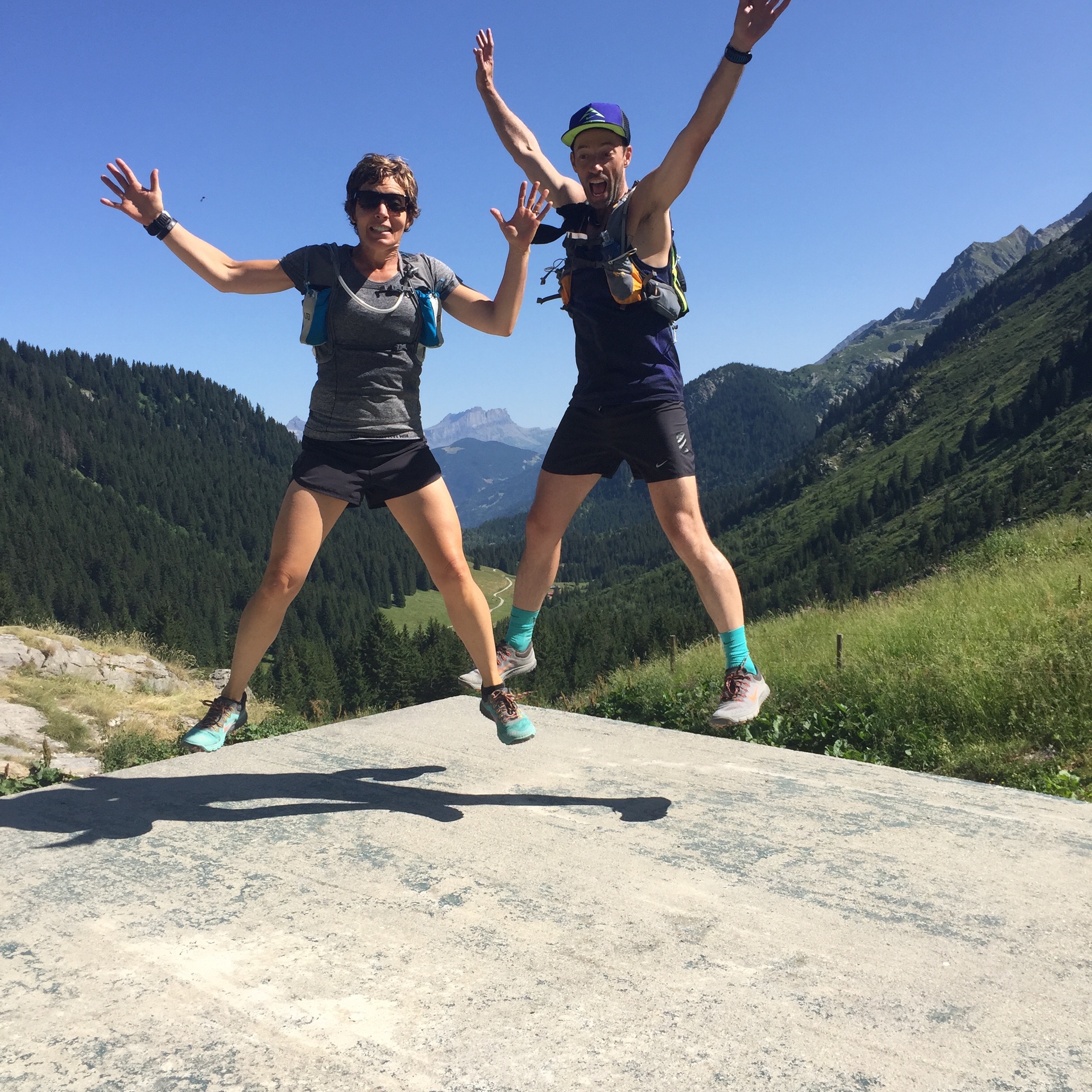 Kaylee and Ed showing off their vertical.