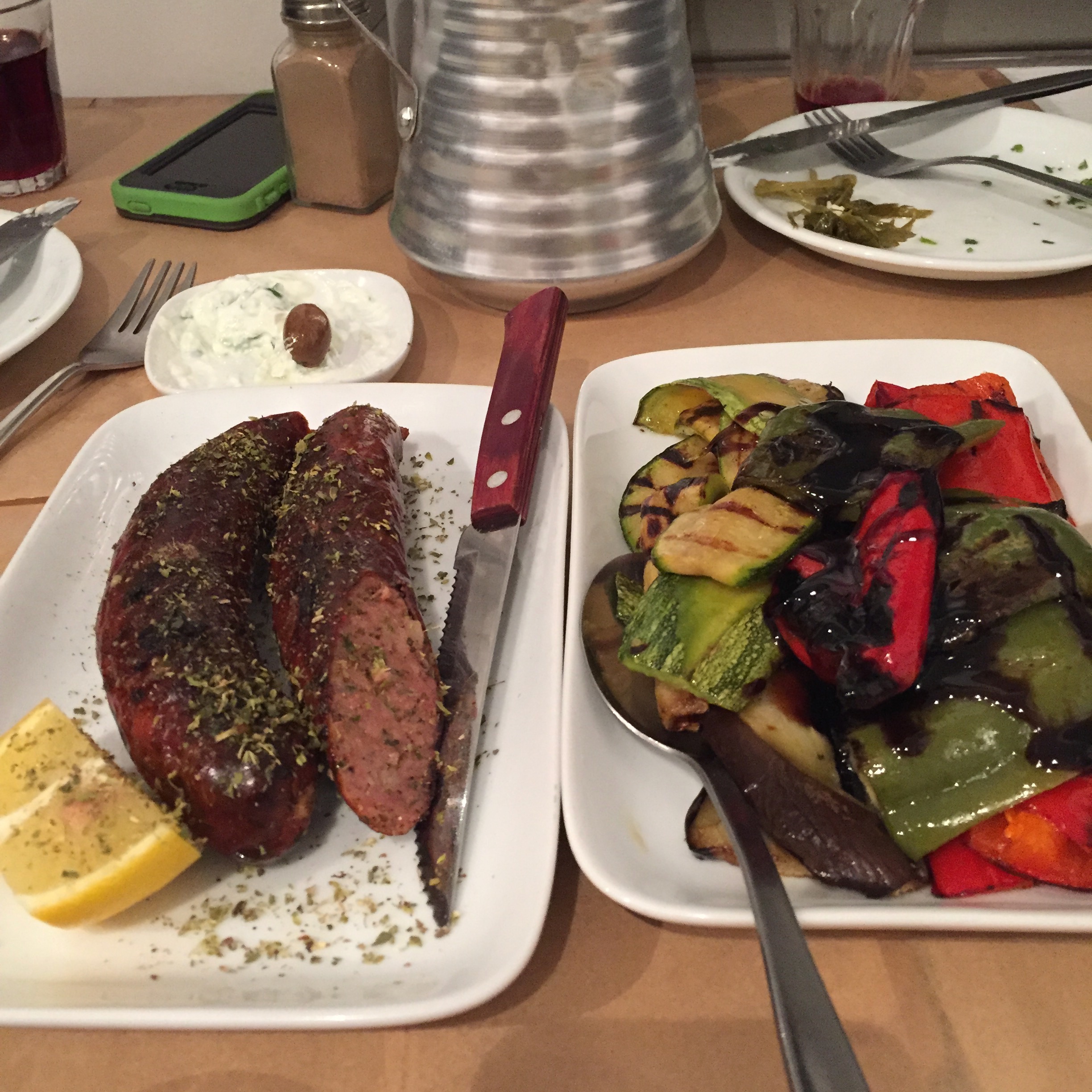Shared plates.