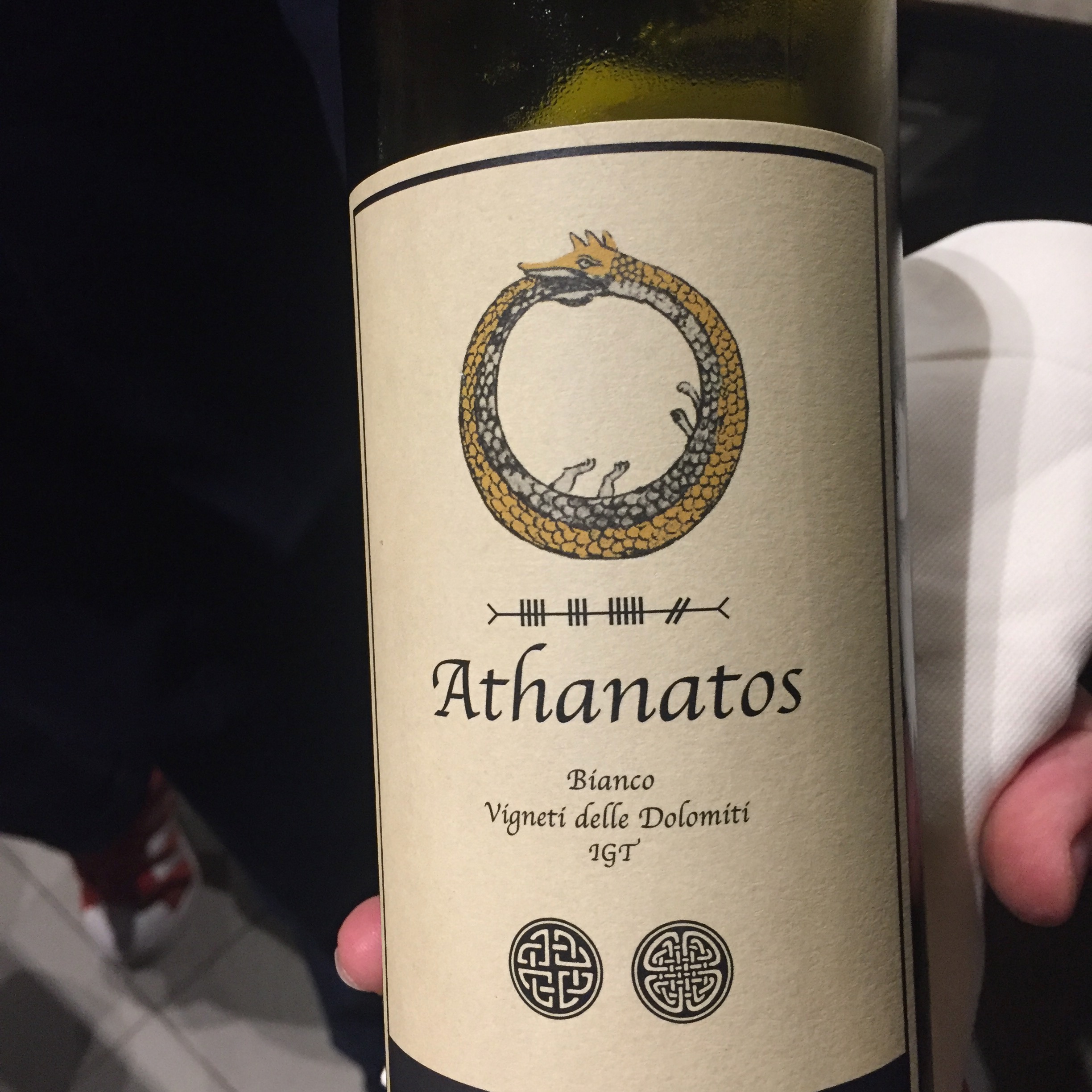 We didn't order the wine tasting.