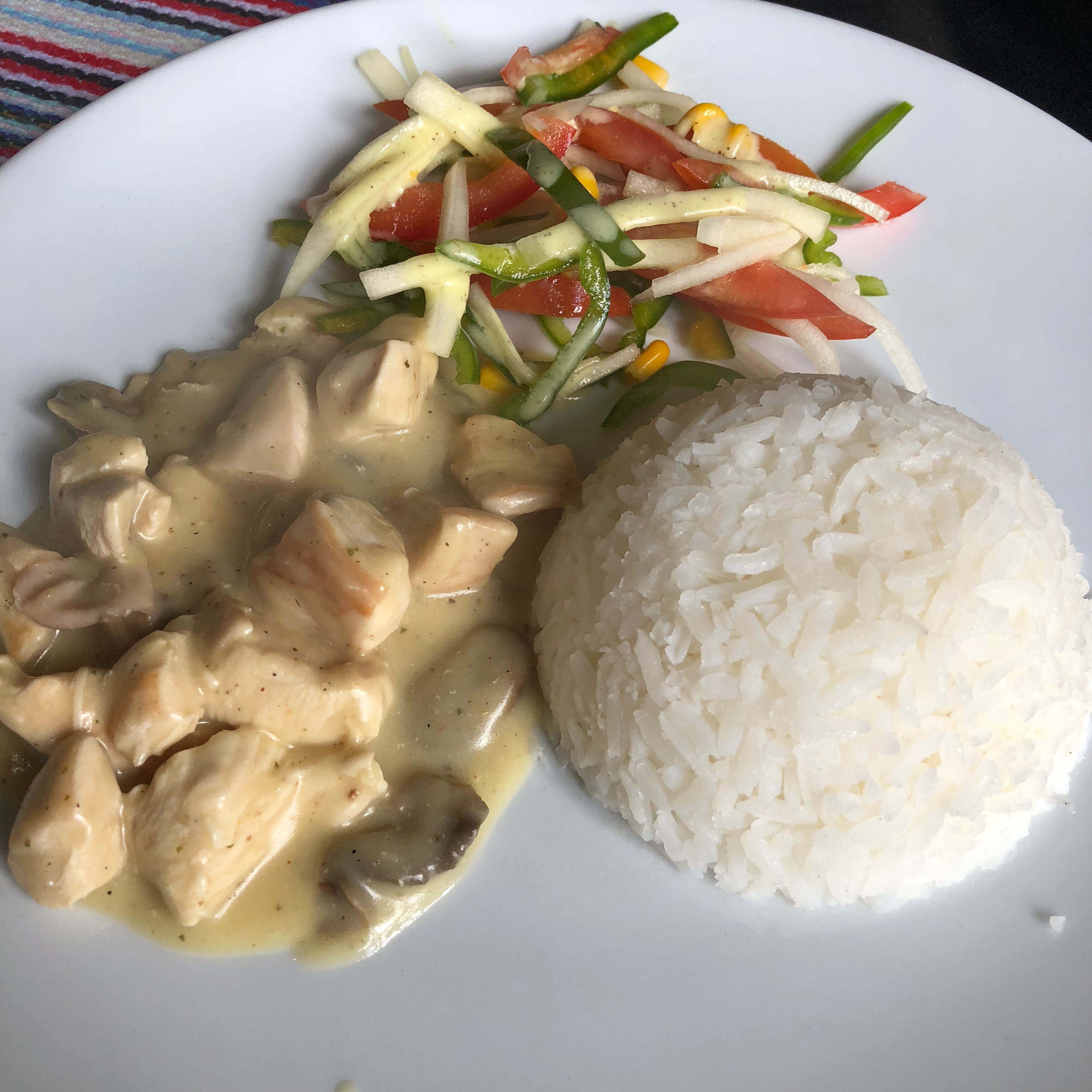 Pollo con champignons!