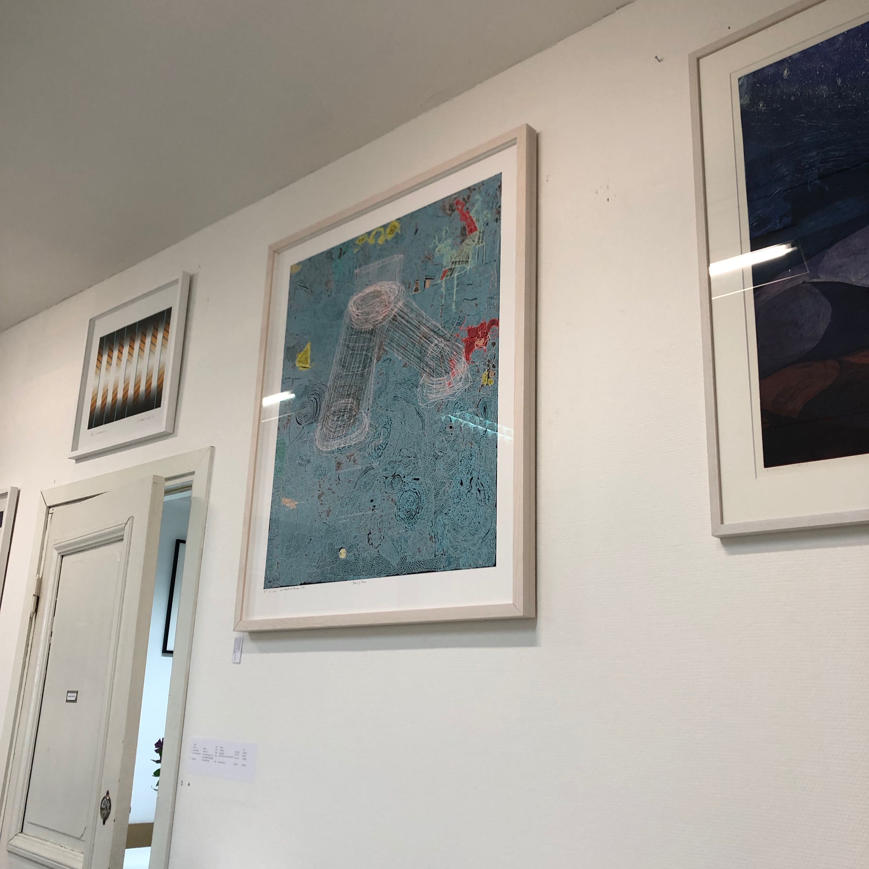 We really loved this print but it was too big to fly home.