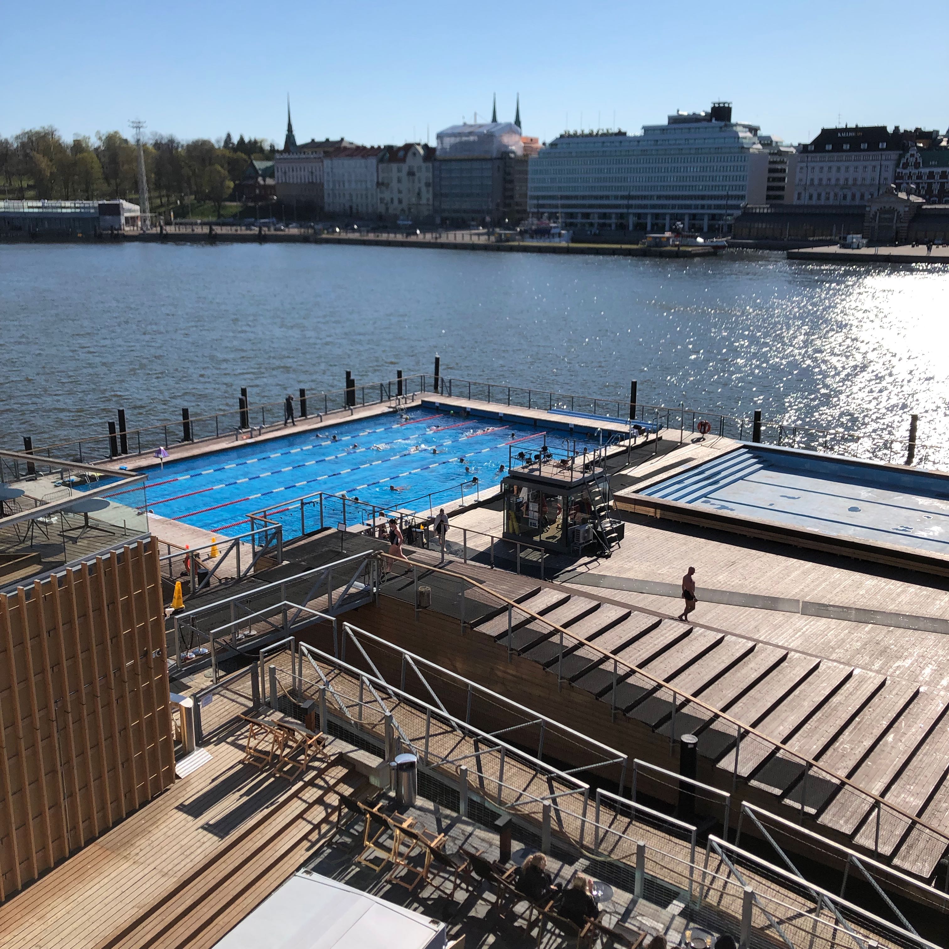 So we went to Allas Sea Pool.