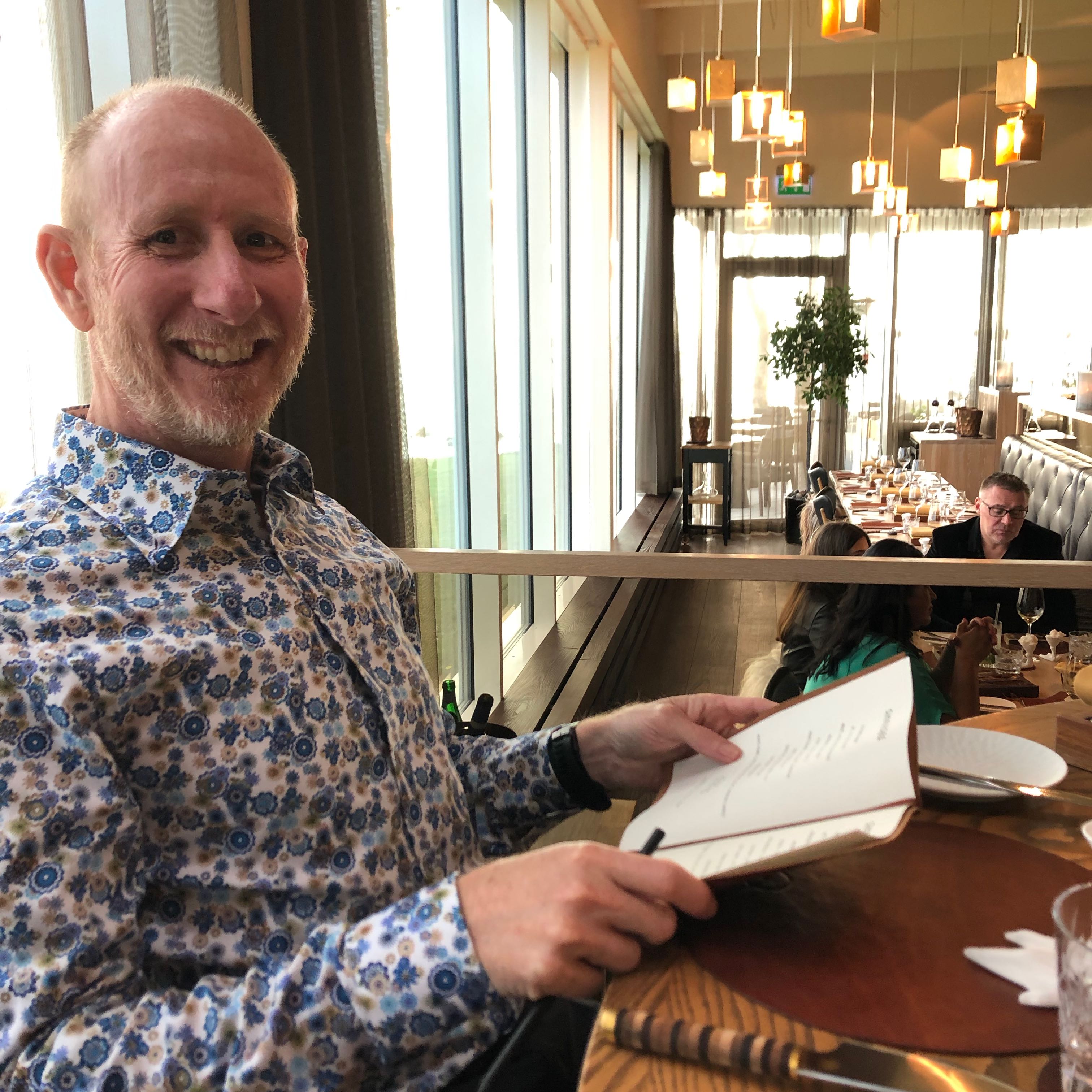 Our 25th Anniversary meal.