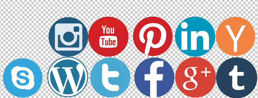 Free Download Flat Round Social Media Icons
