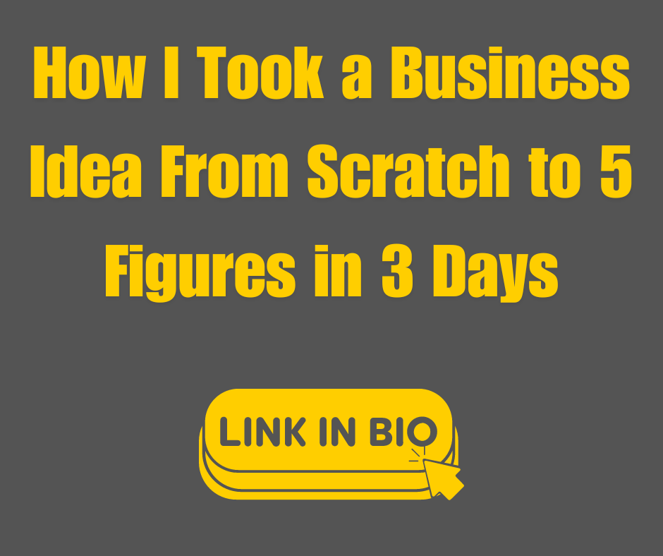 How I Grew a New Business to Make it’s First 5 Figure Weekend in Just 30 Days