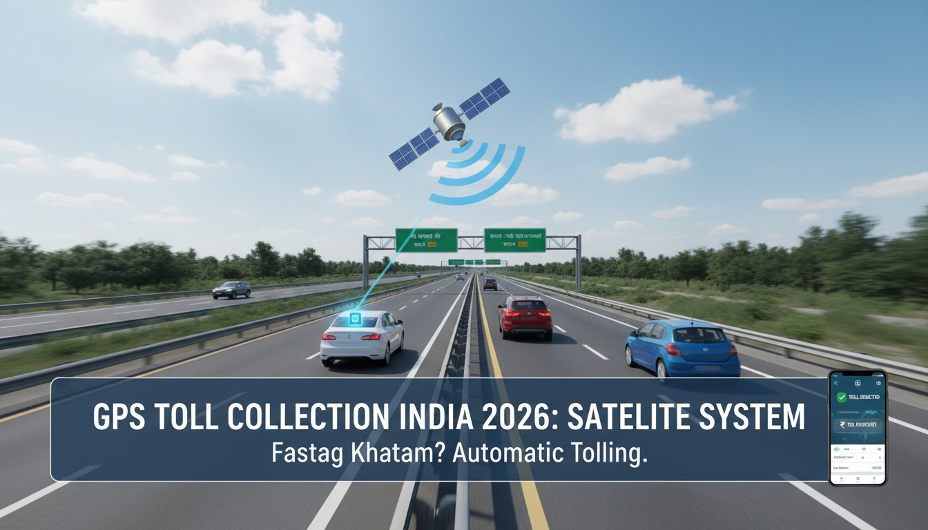 GPS Toll Collection India 2026 Fastag Khatam Satellite Toll System Optimized 