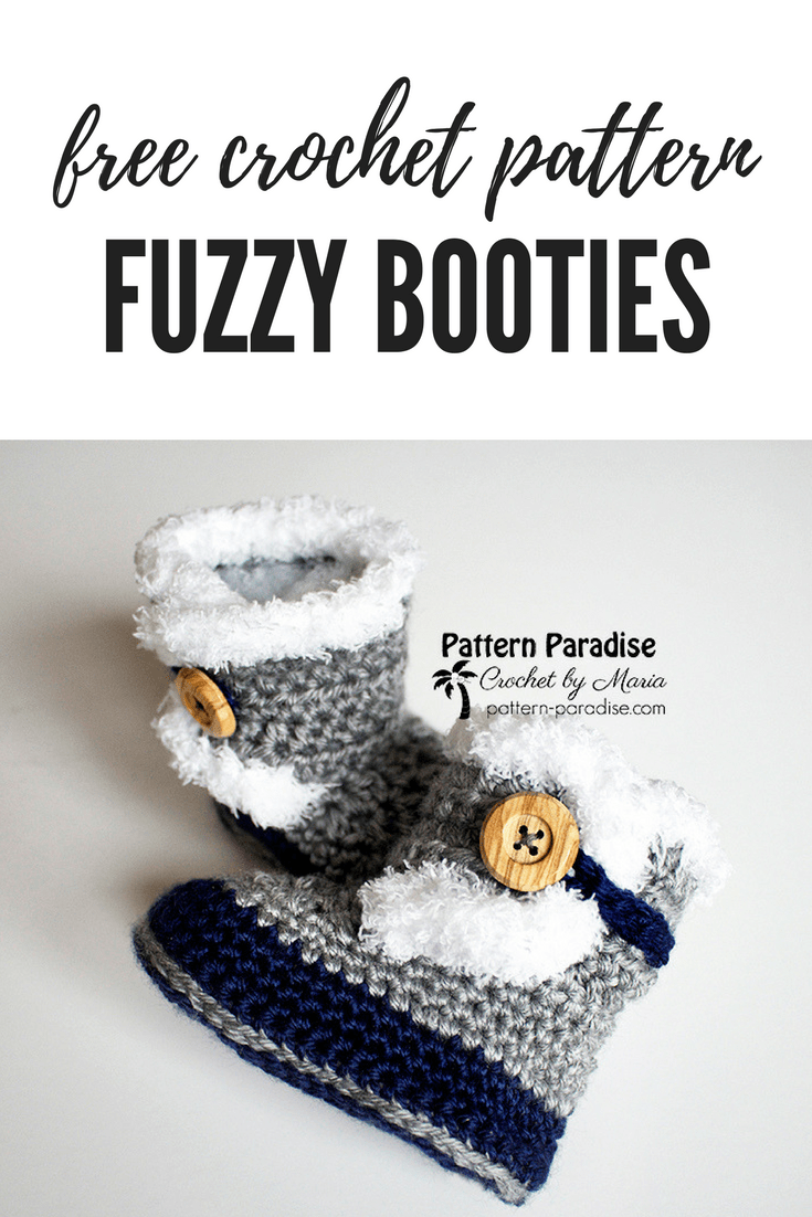 fuzzy baby booties