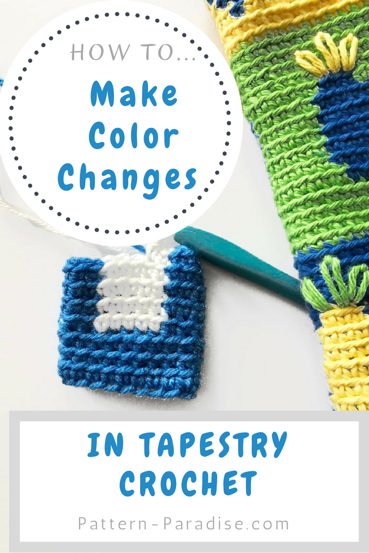 Tutorial Tapestry Crochet Carrying Color Pattern Paradise