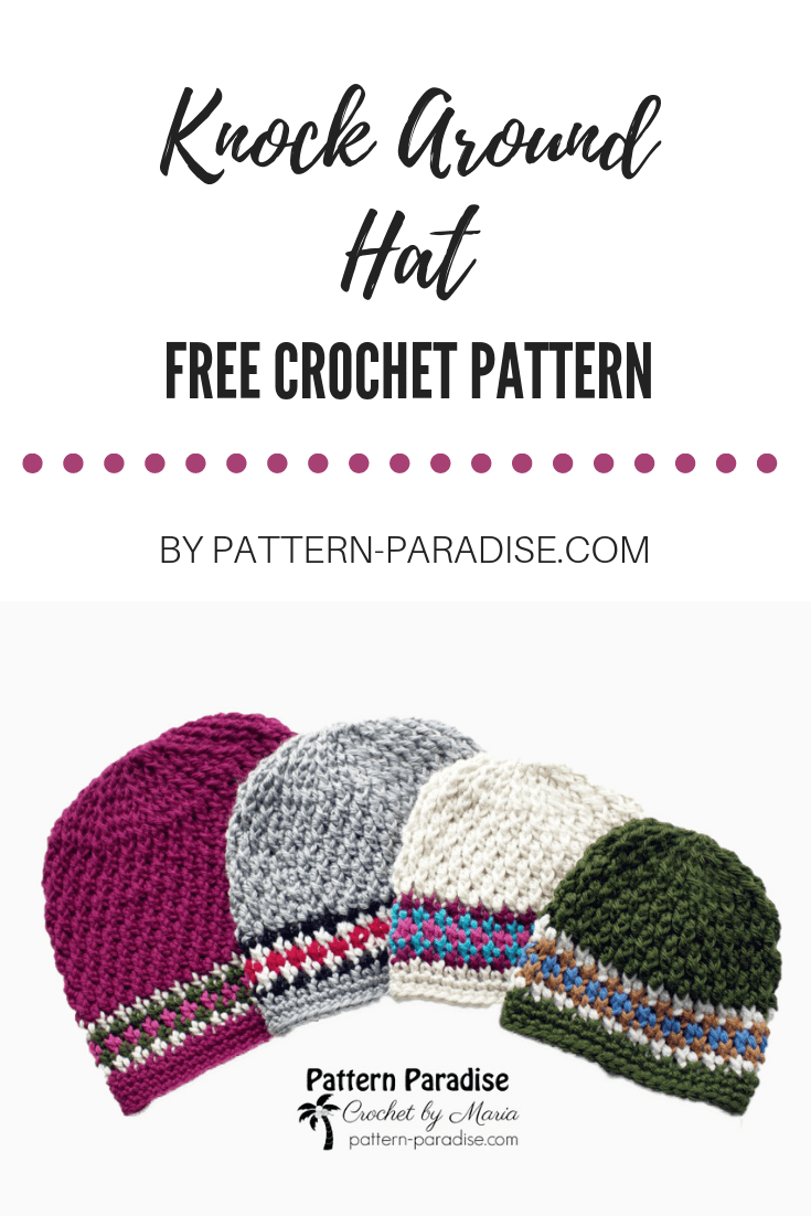 Free Crochet Pattern: Knock Around Hat 