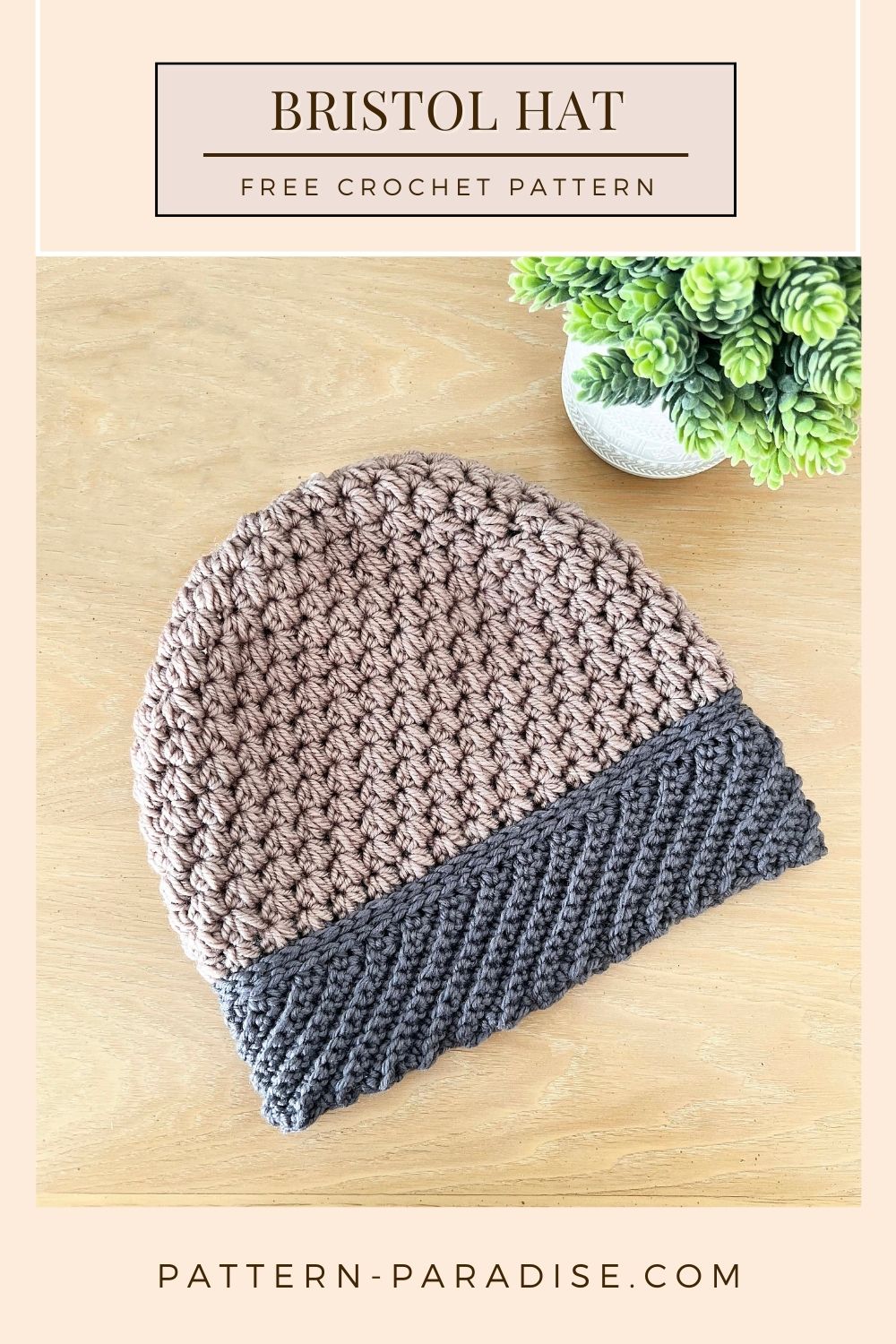 Free Crochet Pattern: Bristol Hat - Pattern Paradise