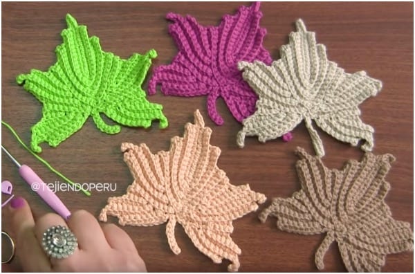 Maple Leaf Free Crochet Pattern And Tutorial Pattern Center
