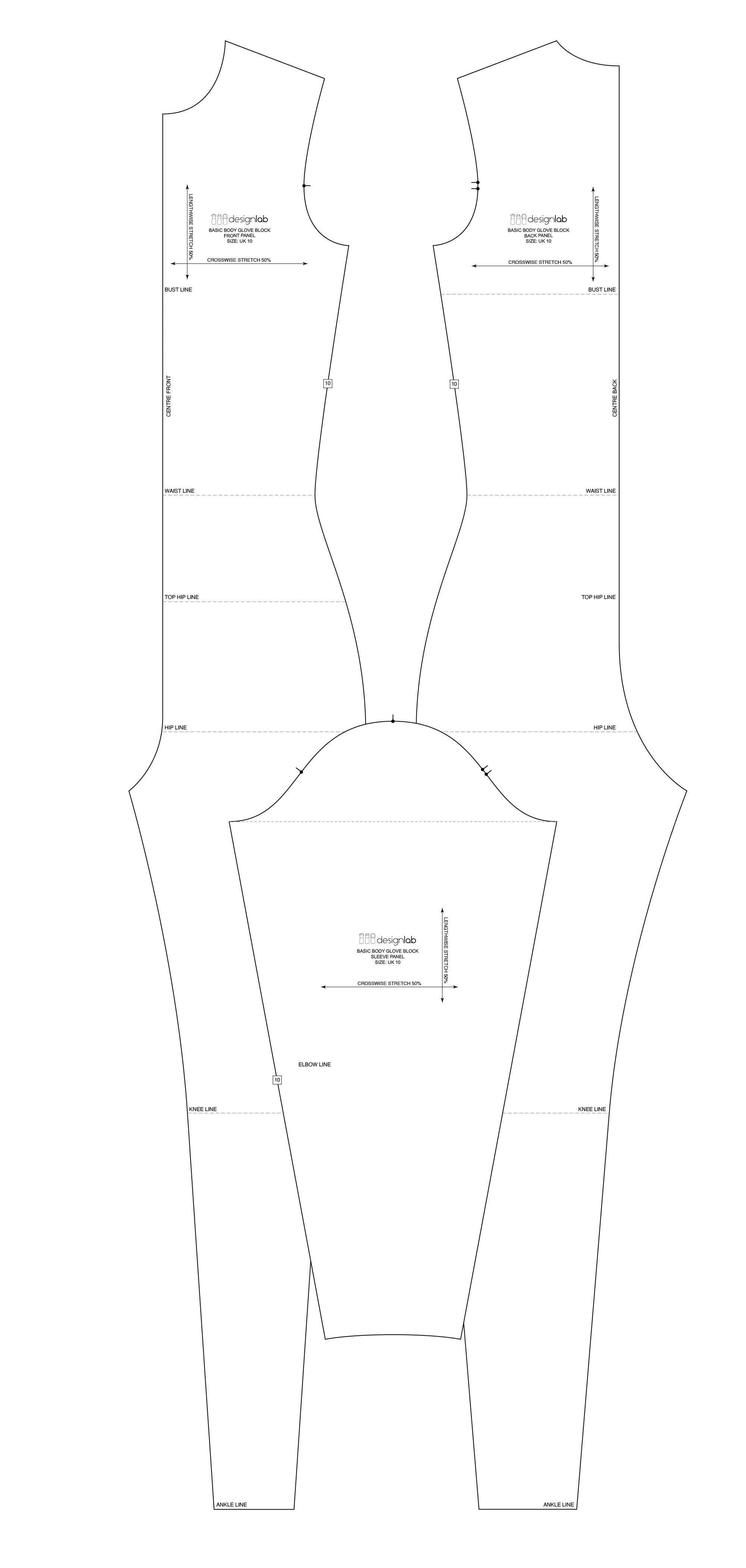 Basic Sewing Patterns And Slopers To Fit Your Measuremnts Patternlab