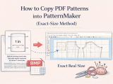 Copy Sewing Patterns Into Patternmaker