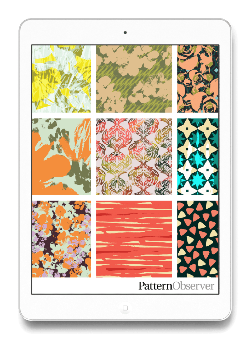 Surface Pattern Design Layout Chart Pattern Observer - Colorful Illustration Collection - HD Quality