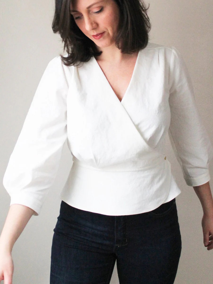 Free Sewing Pattern Wrap Blouse