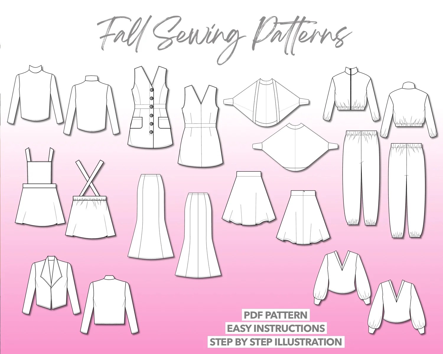Fall Sewing Patterns Patterns For Less