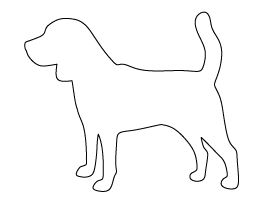 free dog patterns for crafts stencils and more