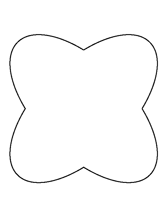 Printable bubble letter x template