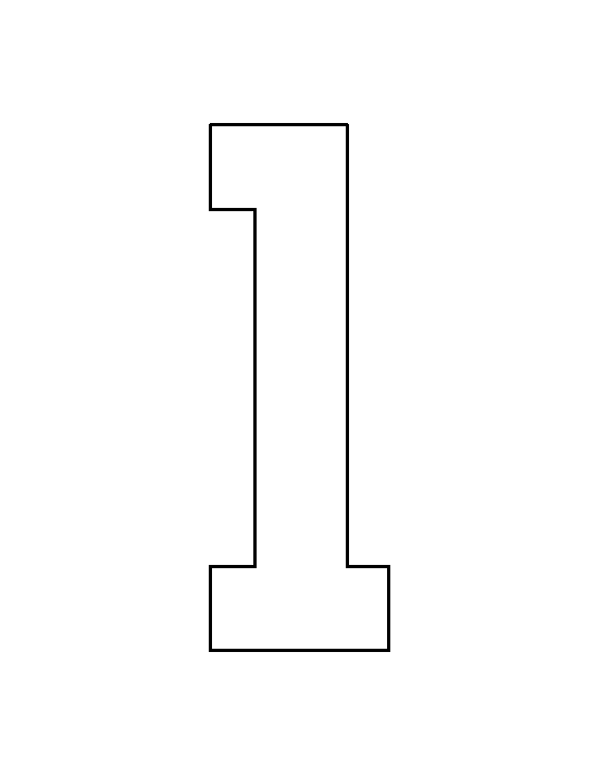 printable lowercase letter l template