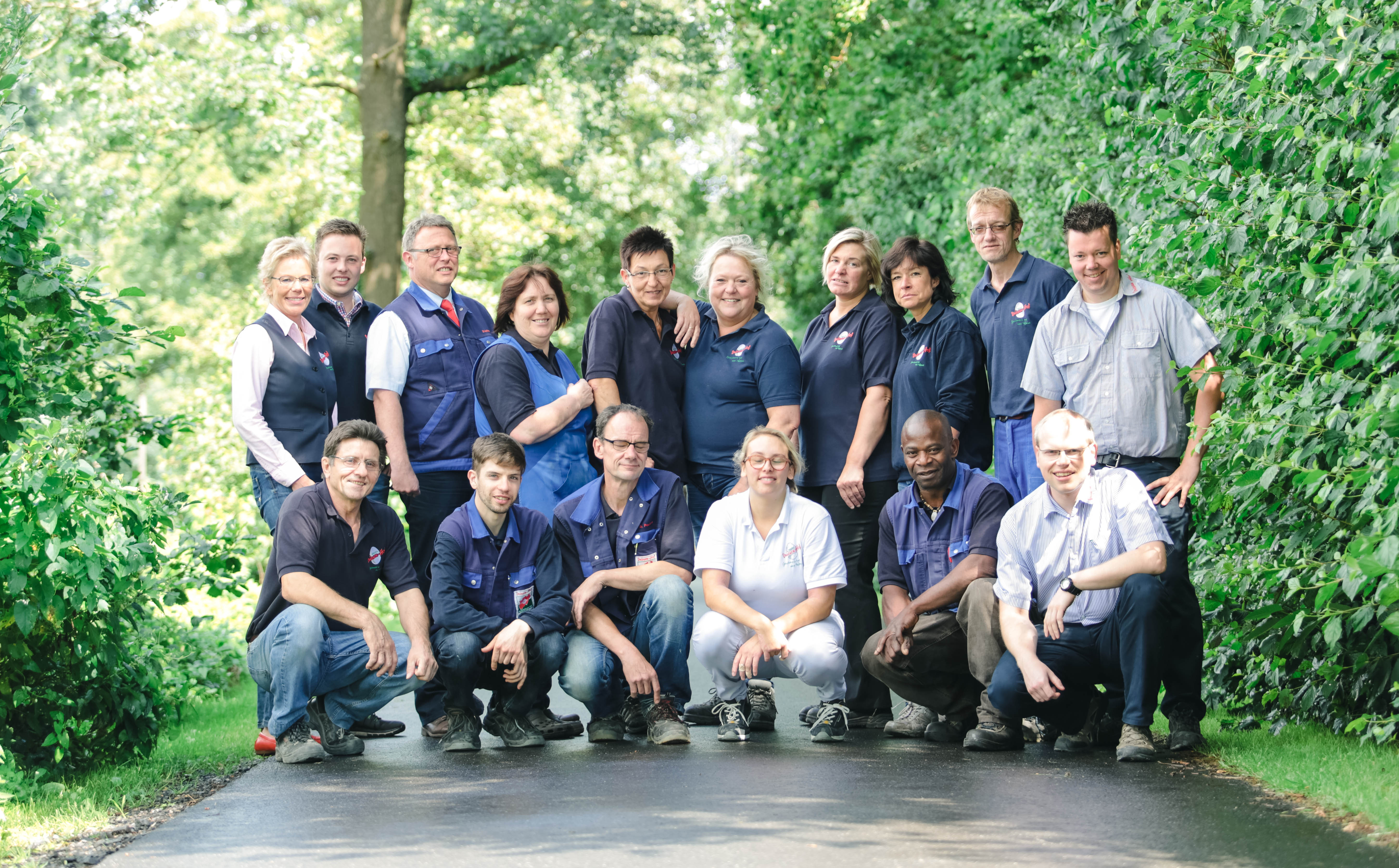 Das Team auf dem Vriesenhof
