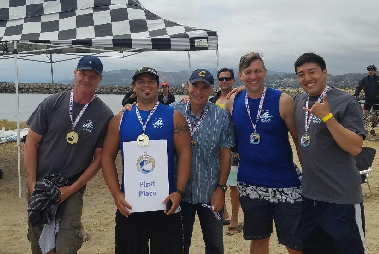 1st Place, Ventura Outrigger Challenge Paul Seeman