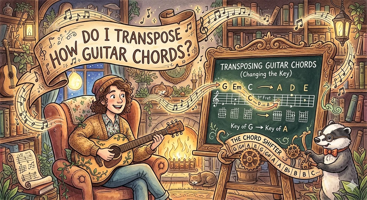transpose guitar chords