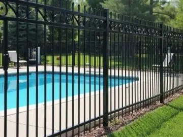 Ornamental Aluminum Fence for elegance and security.