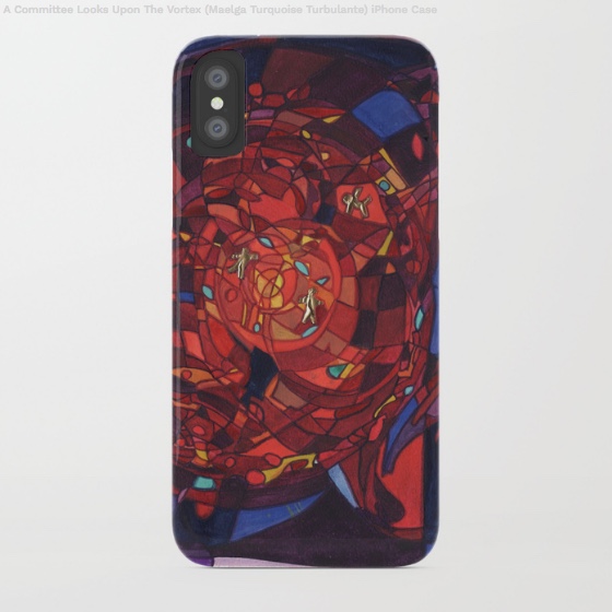 A Committee Looks Upon The Vortex (Maelga Turquoise Turbulante)