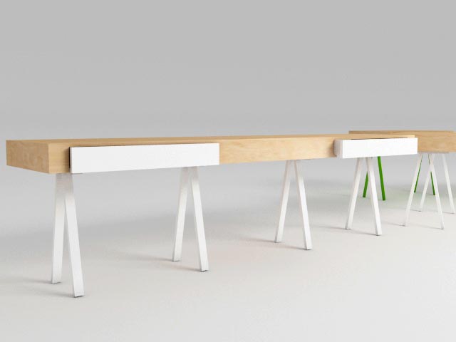 Banco de trabajo plegable 150kg mesa caballete carro camilla. Mesa Trabajo Workstation Paulinaballesty