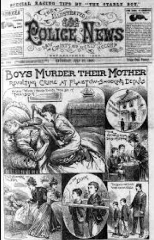 Newspaper coverage of the murder Robert Coombs was charged with.