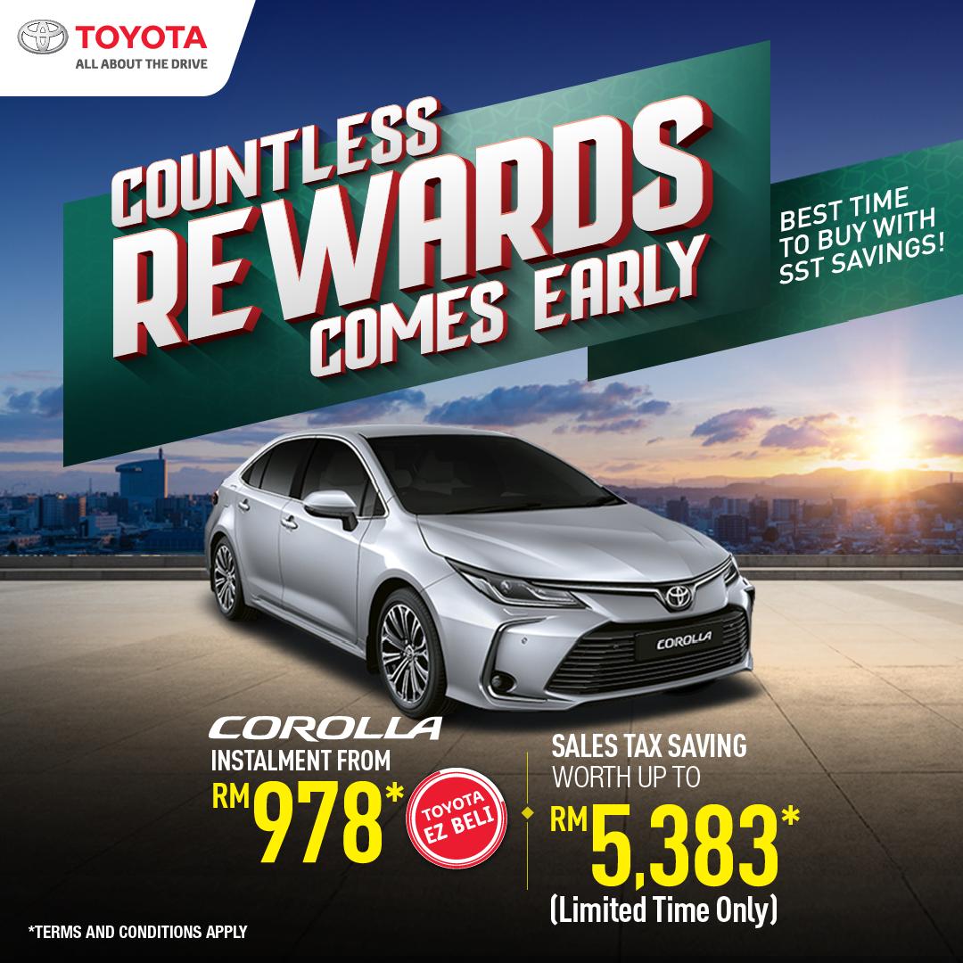 Countless Rewards - Corolla