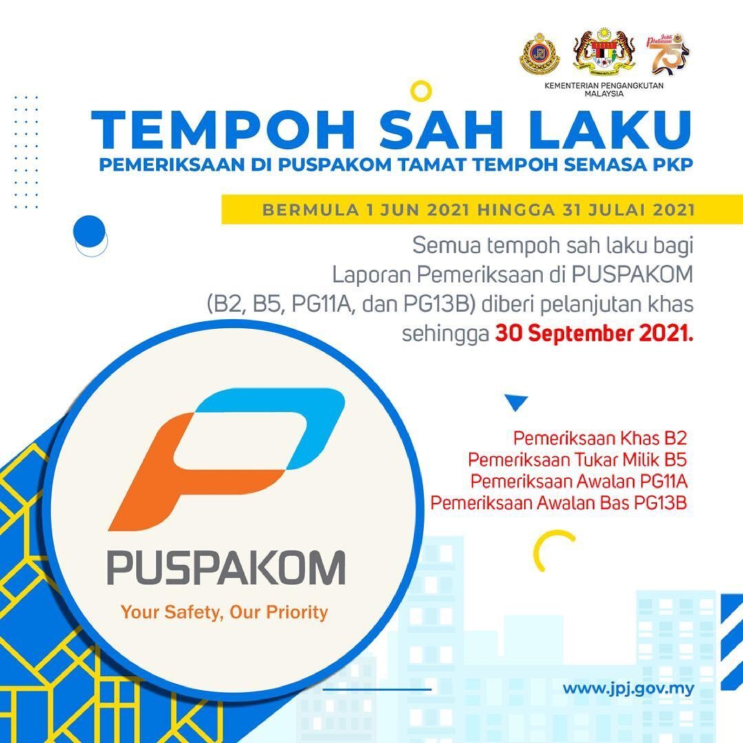 Puspakom S Sept Appointment Slots Open For Booking Next Week Jpj S Validity Extension Is Until Sept 30 Paultan Org