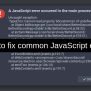 How To Fix Common JavaScript Errors | Pavel Kvach