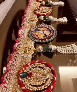 Radhekrishna Artistic Jewelled  Pearl Bandarwal (5 feet)