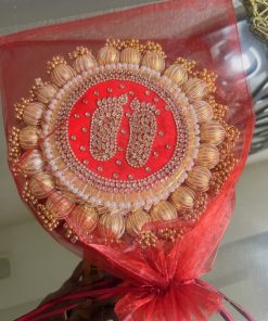 Alternative view of Royal laxmi Charan (8” diameter)