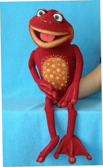 One that looks good, too? Pavlovs Puppets (Frog puppet, Puppet for sale)