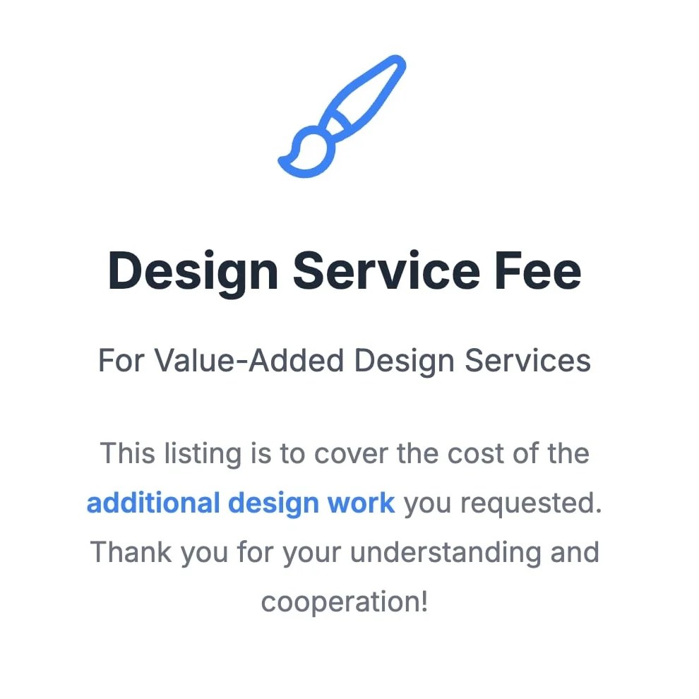 Design Fee Add On Pawows