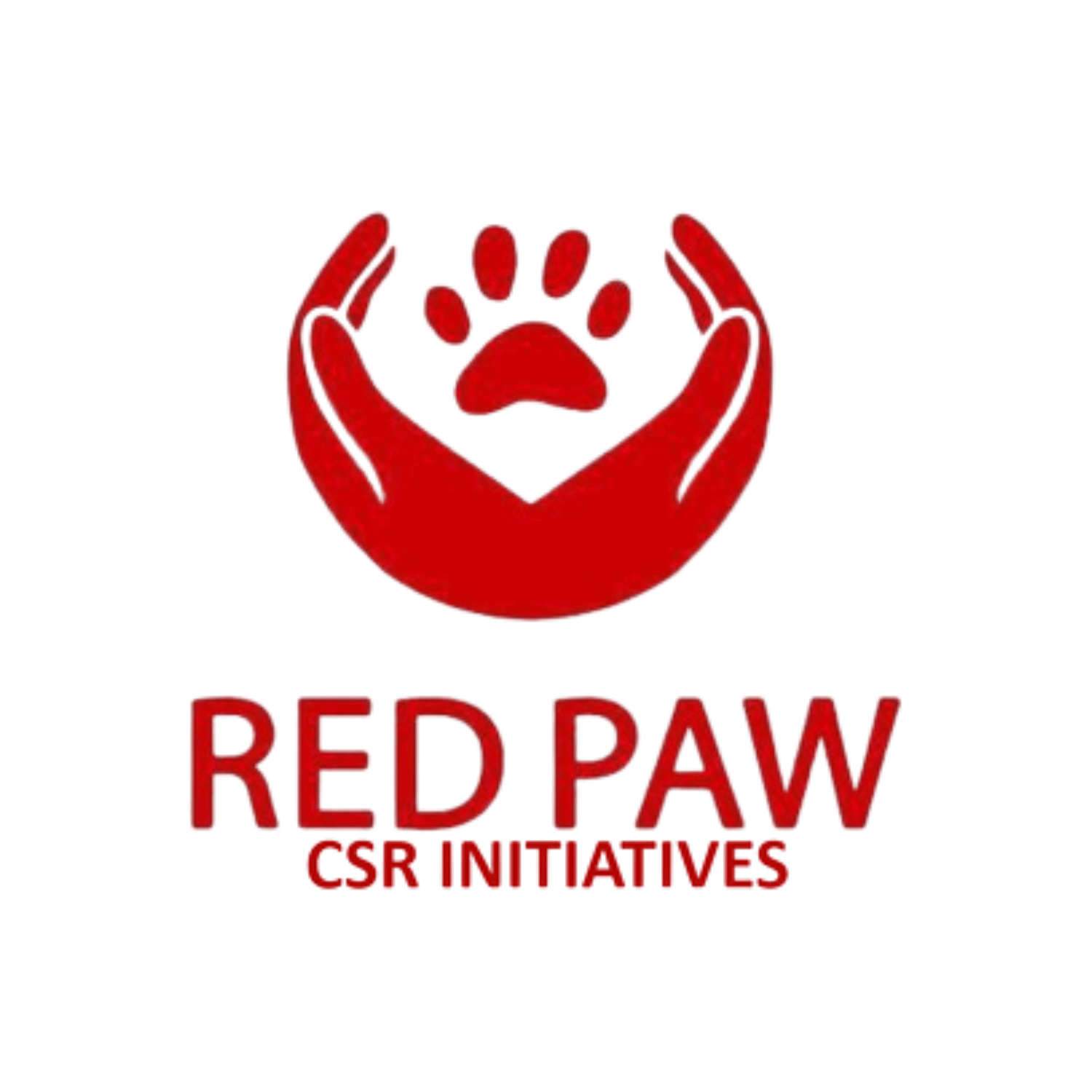 Logo of Red Paw CSR Initiatives, supporting animal rescue and welfare in the UAE.