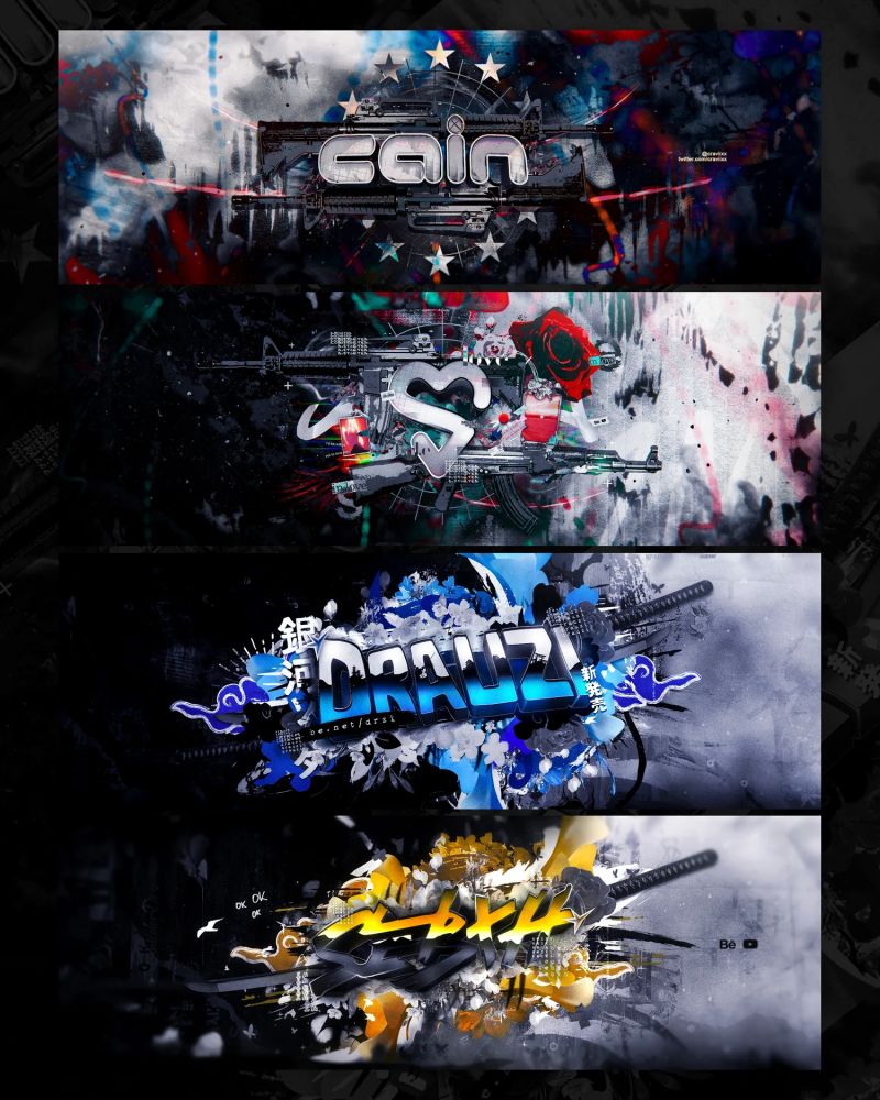 Tifa Psd Payhip - Gorgeous Dark Pattern - HD