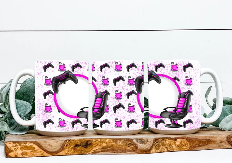 Puppy Mug Wraps Payhip - Gradient Background Collection - Retina Quality