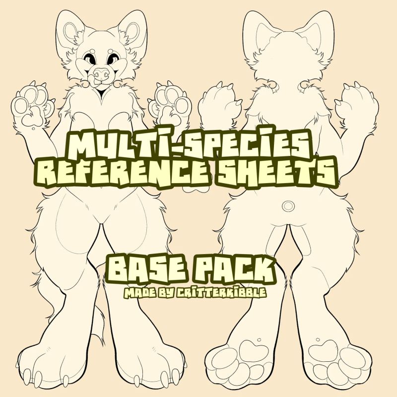 Furry Reference Sheet Base Pack Payhip - Elegant Mobile Vintage Designs | Free Download