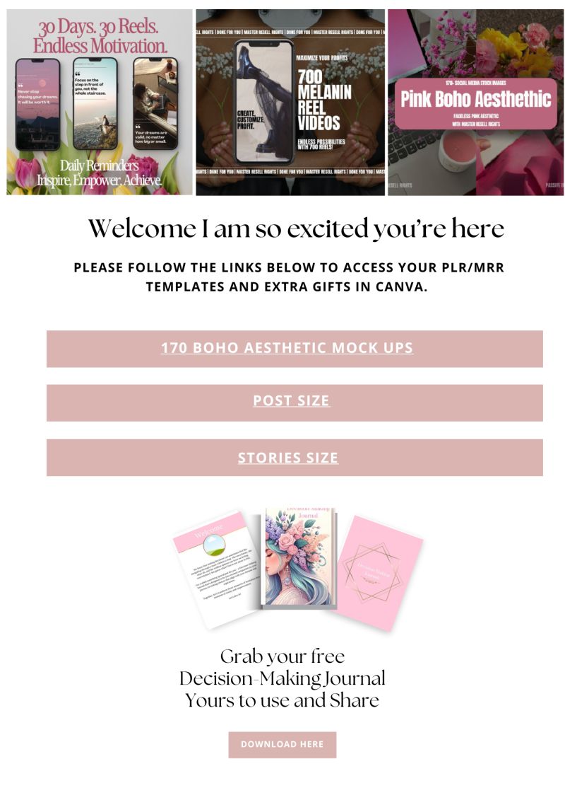 Mindset Empowered Payhip - Premium Sunset Picture Gallery - Mobile