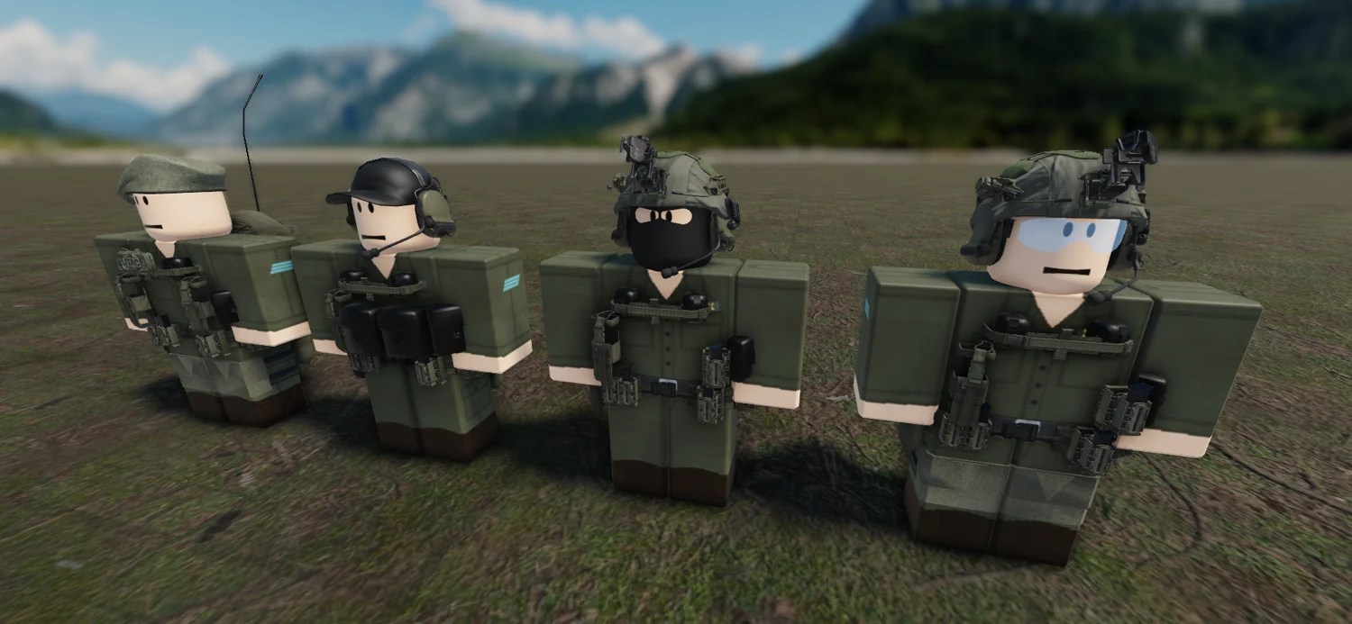 Modern Roblox Army Soldier Uniforms Tactical Game Assets O 