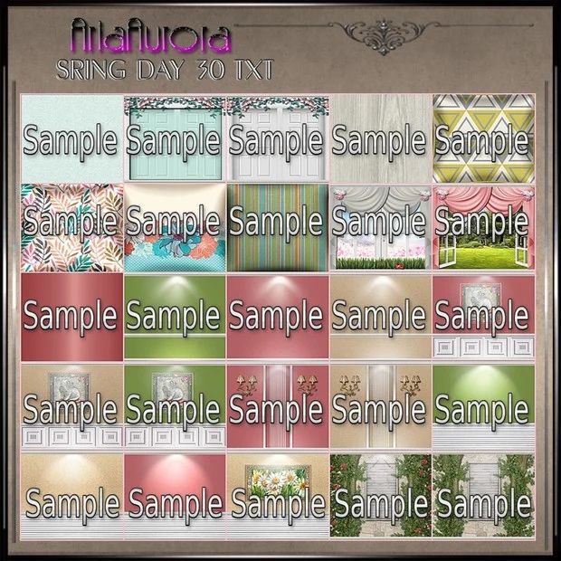 Spring Day Textures Payhip - Colorful Art Collection - 8K Quality