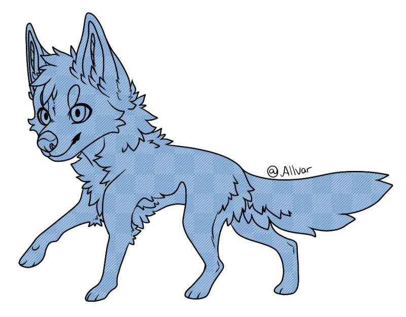 Chibi Wolf Base2 Payhip - Incredible Ultra HD Geometric Images | Free Download