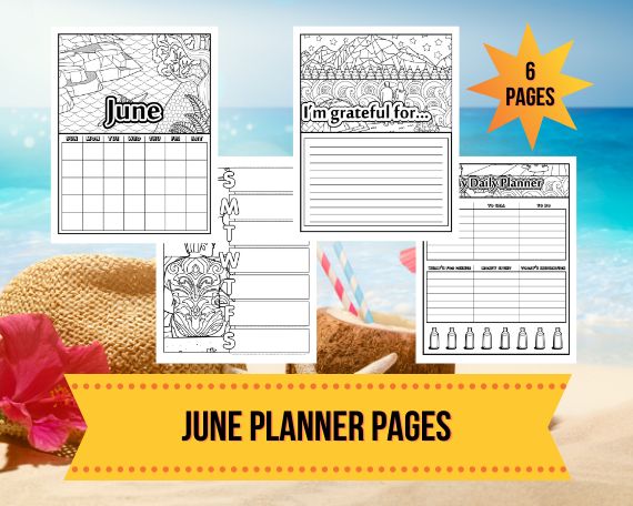 June Planner Pages Payhip - Download Artistic City Background | Ultra HD