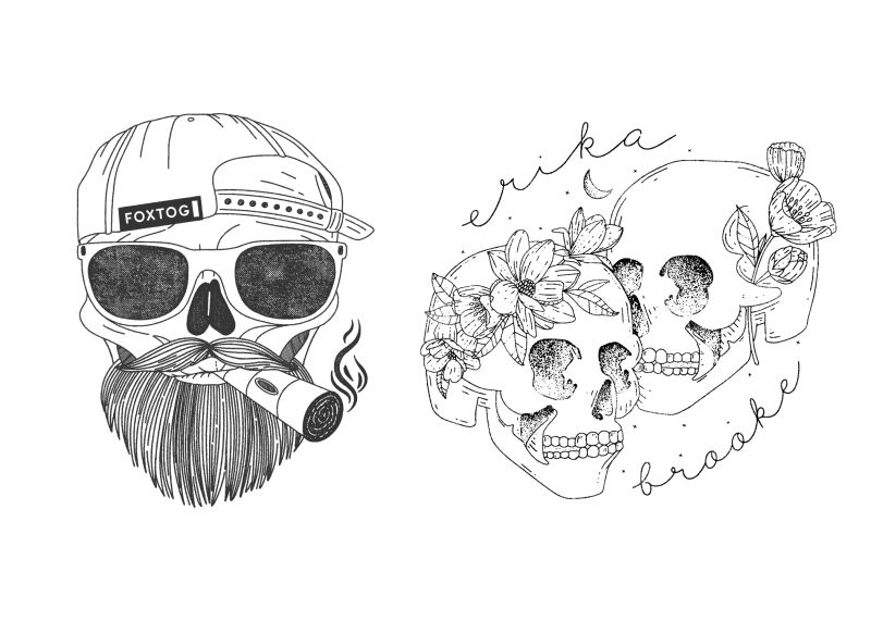 Shrunken Skull Payhip - Space Designs - Elegant High Resolution Collection