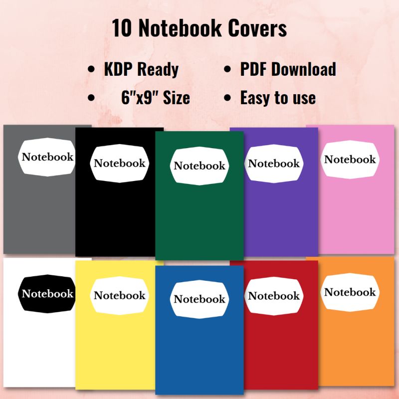 Composition Notebook Cover Bundle Payhip - Modern City Pattern - Full HD