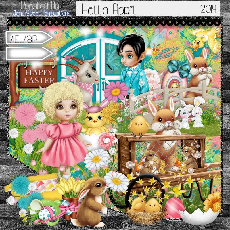 Hello April Payhip - Classic Nature Art - 4K